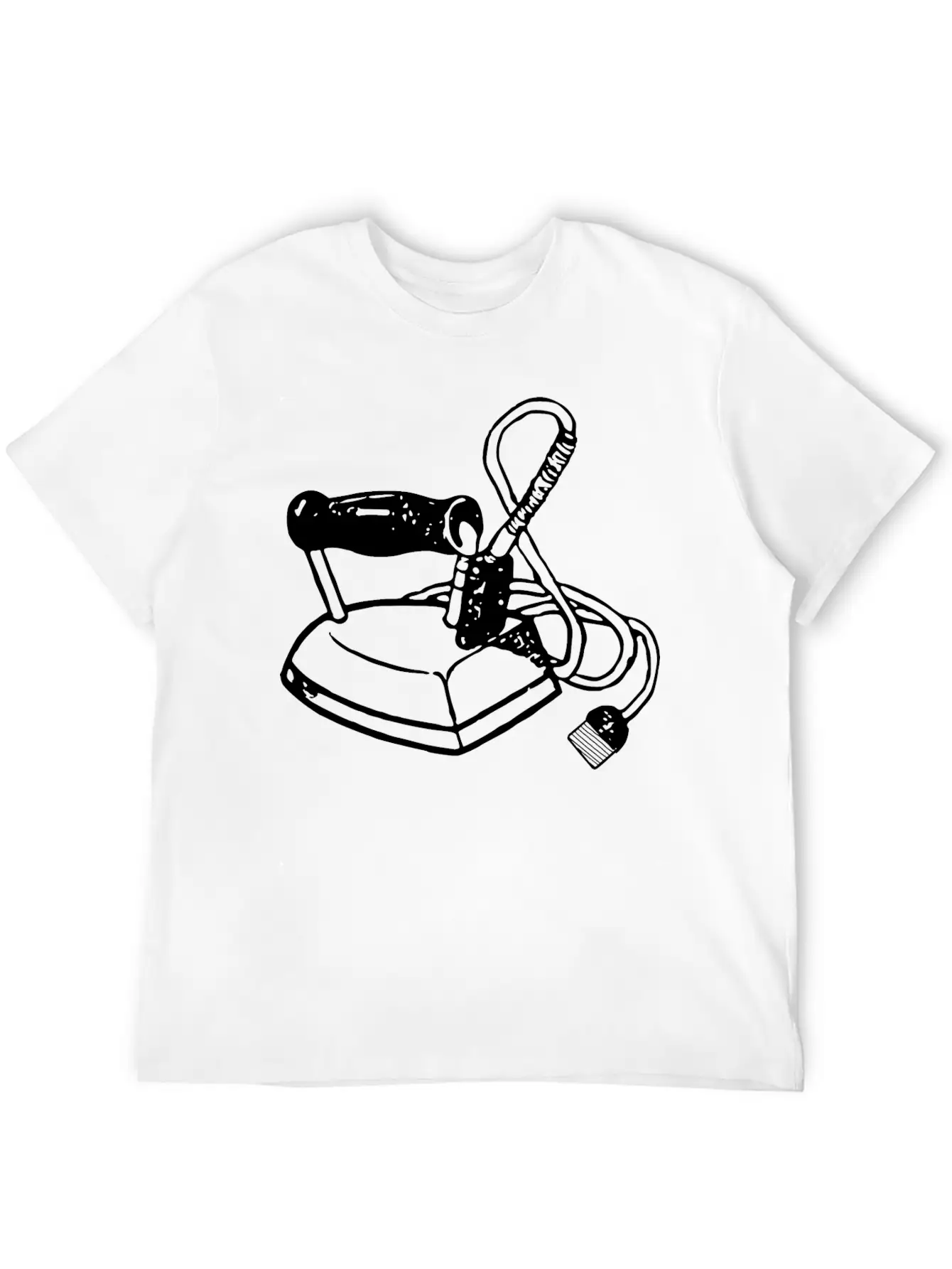 Clothes Iron Remix Unisex Casual T-Shirt – Clean Design For Daily Comfort