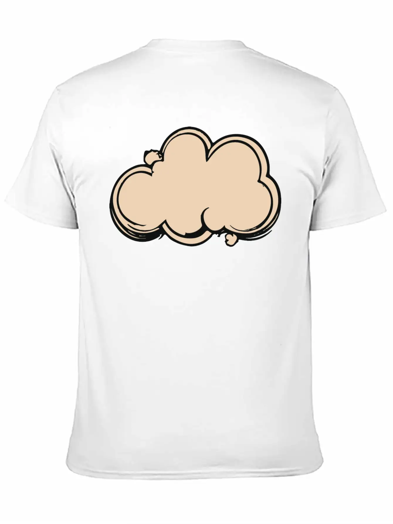Cloud In The Sky Unisex Short Sleeve Soft Cotton T-Shirt – Casual Everyday Wear