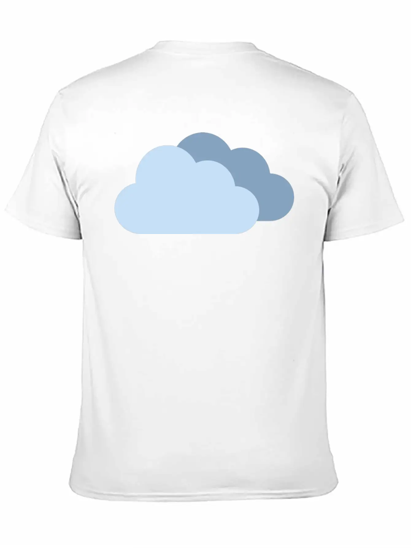 Cloudy Clouds Weather Forecast Sky Blue For Boy Unisex Casual T-Shirt – Clean Design For Daily Comfort