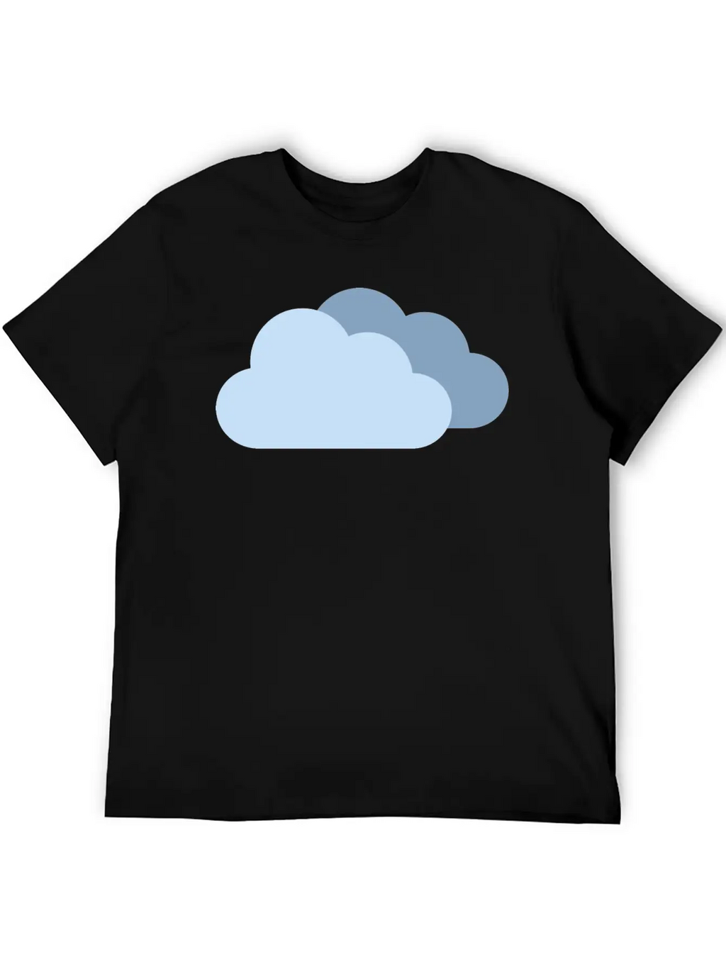 Cloudy Clouds Weather Forecast Sky Blue For Boy Unisex Casual T-Shirt – Clean Design For Daily Comfort