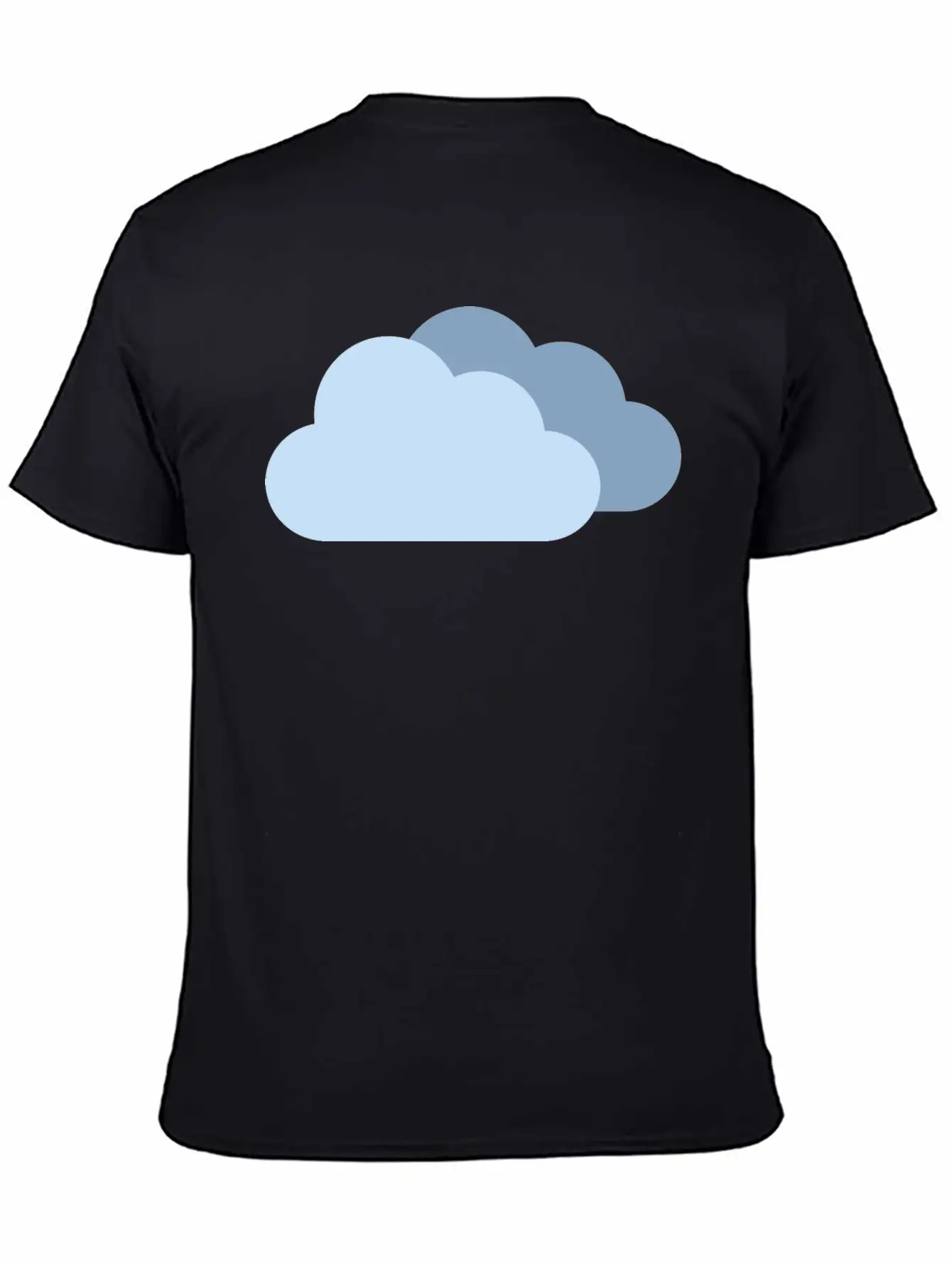 Cloudy Clouds Weather Forecast Sky Blue For Boy Unisex Casual T-Shirt – Clean Design For Daily Comfort