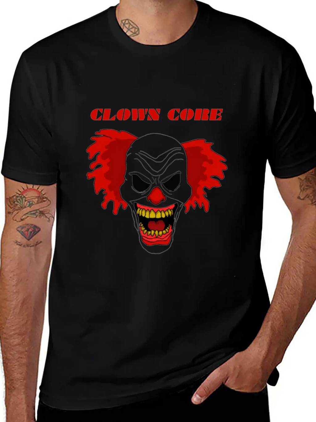 Clown Core Essential Cotton Tee For Daily Outfits – Unisex Style