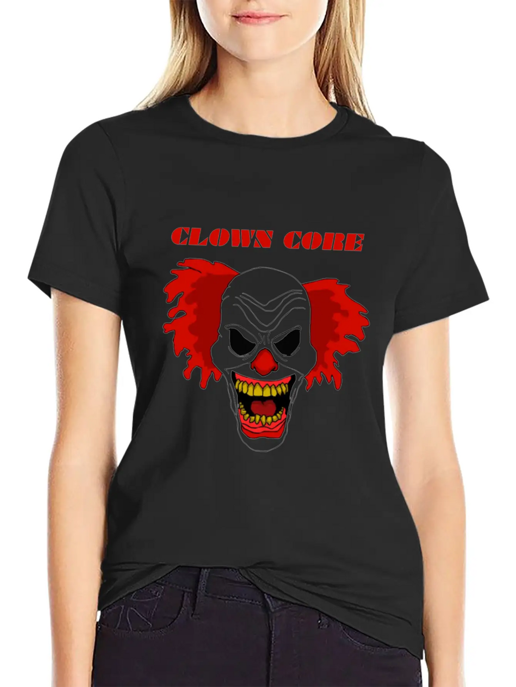 Clown Core Essential Cotton Tee For Daily Outfits – Unisex Style