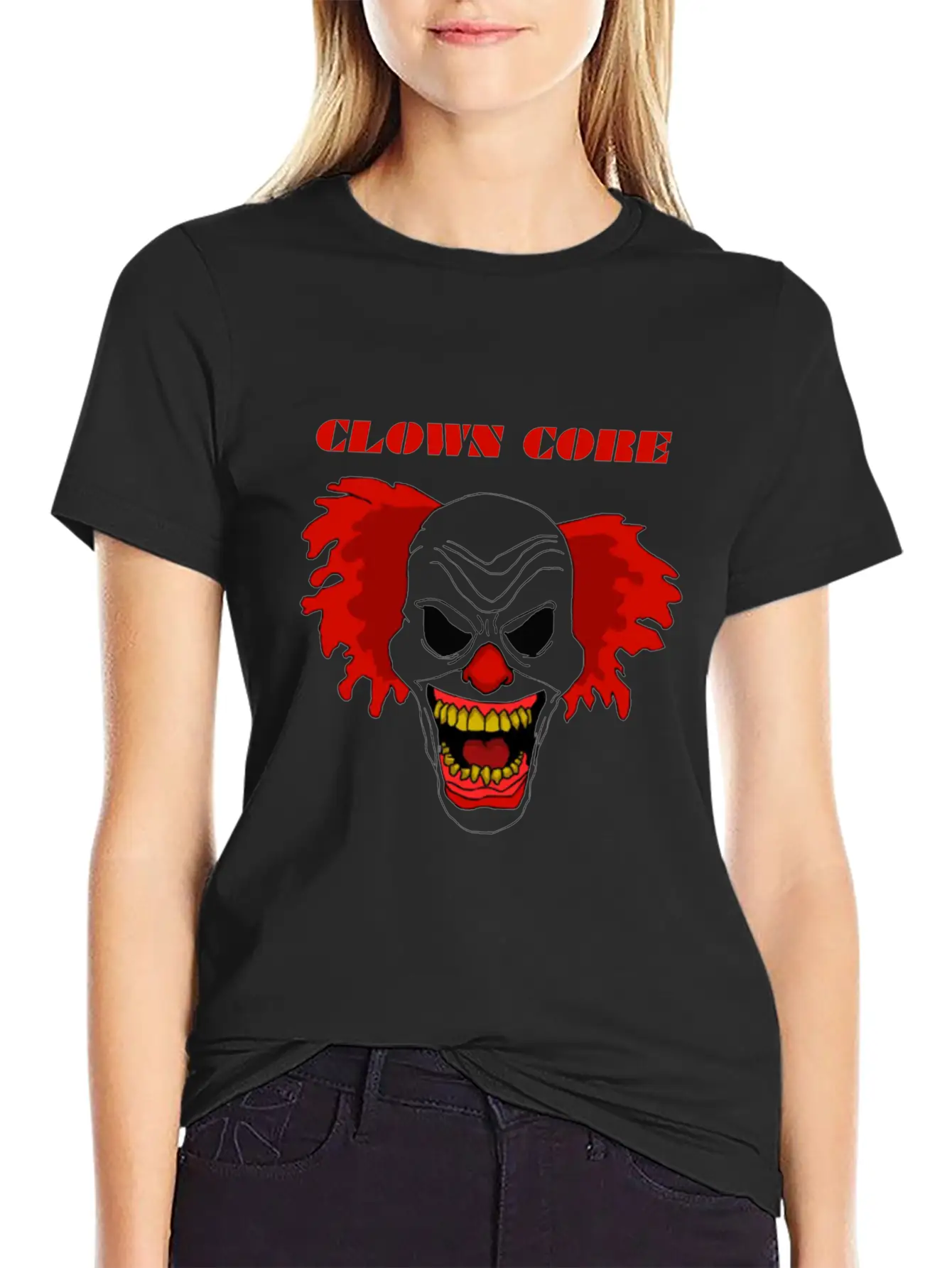 Clown Core Essential Cotton Tee For Daily Outfits – Unisex Style