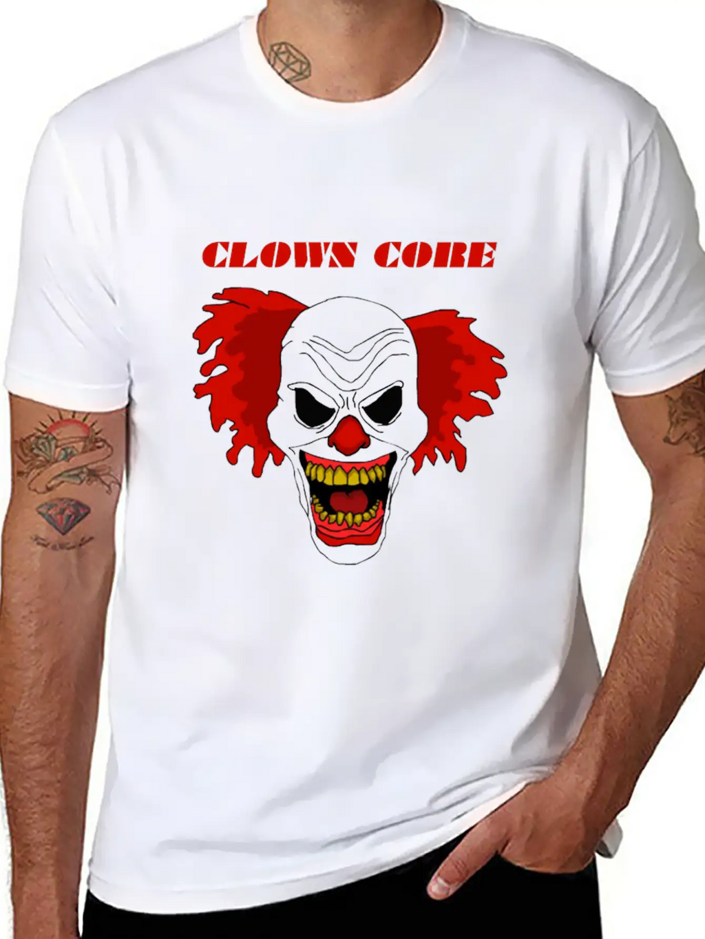 Clown Core Essential Cotton Tee For Daily Outfits – Unisex Style