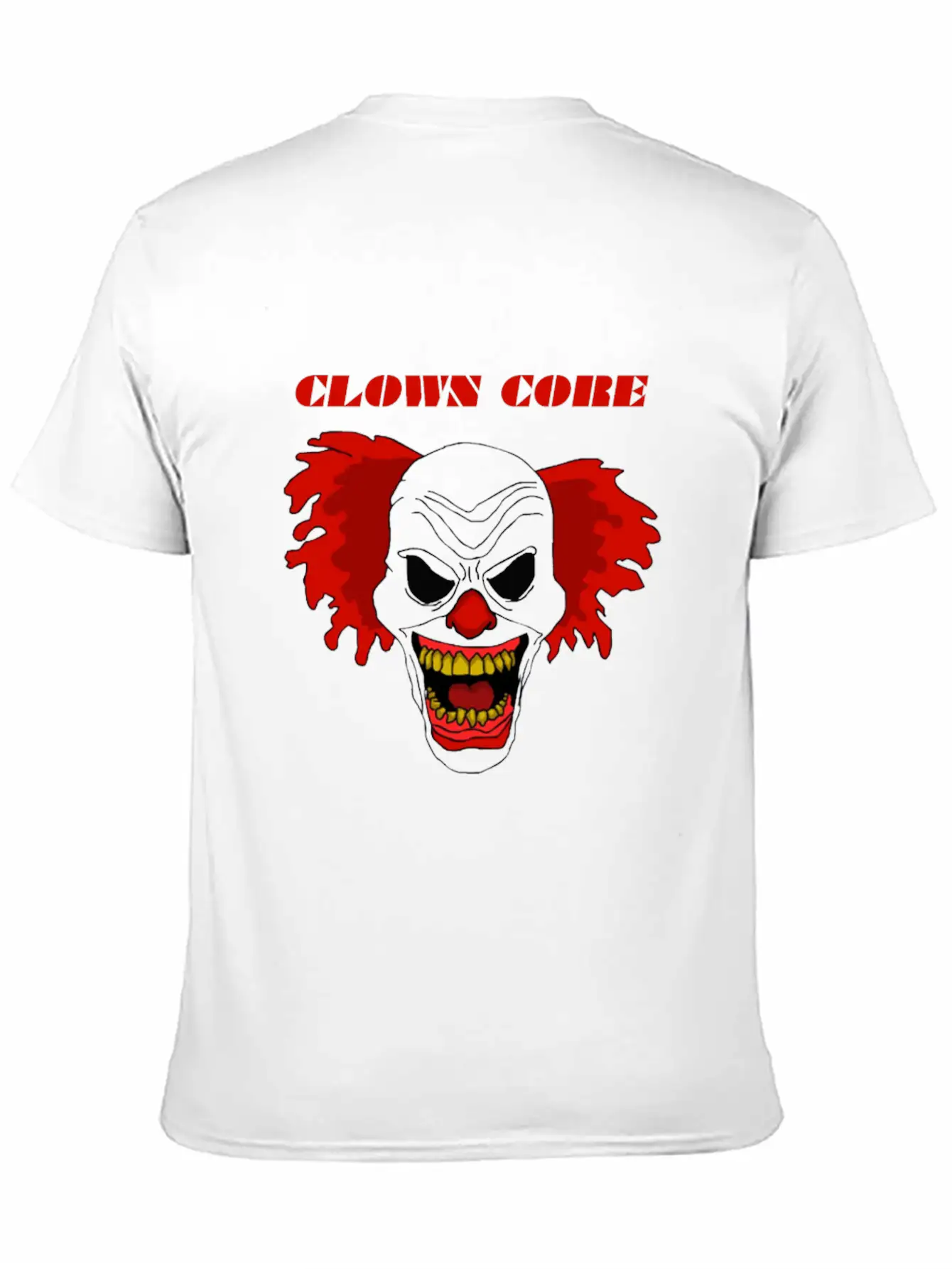 Clown Core Essential Cotton Tee For Daily Outfits – Unisex Style