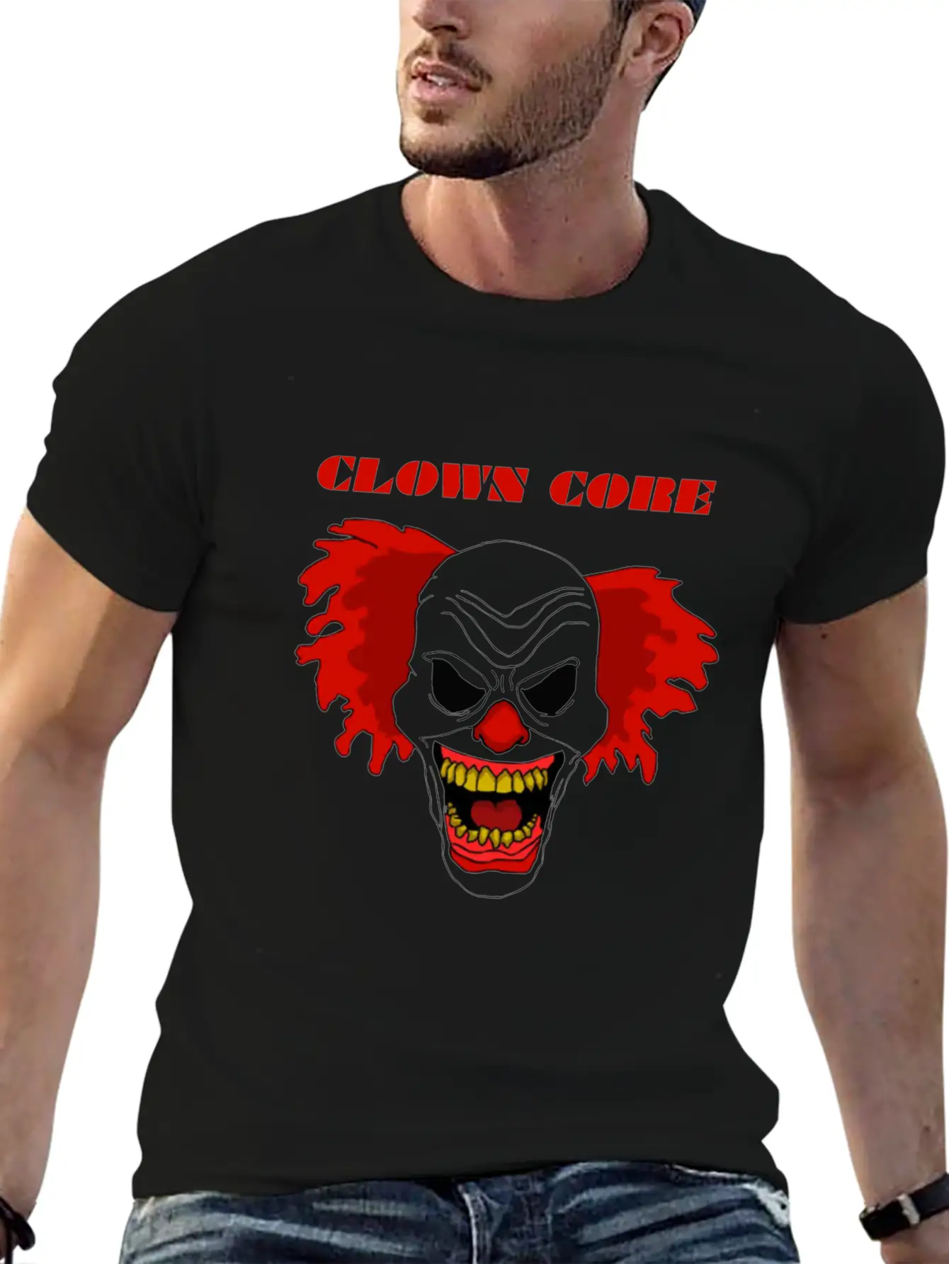Clown Core Essential Cotton Tee For Daily Outfits – Unisex Style