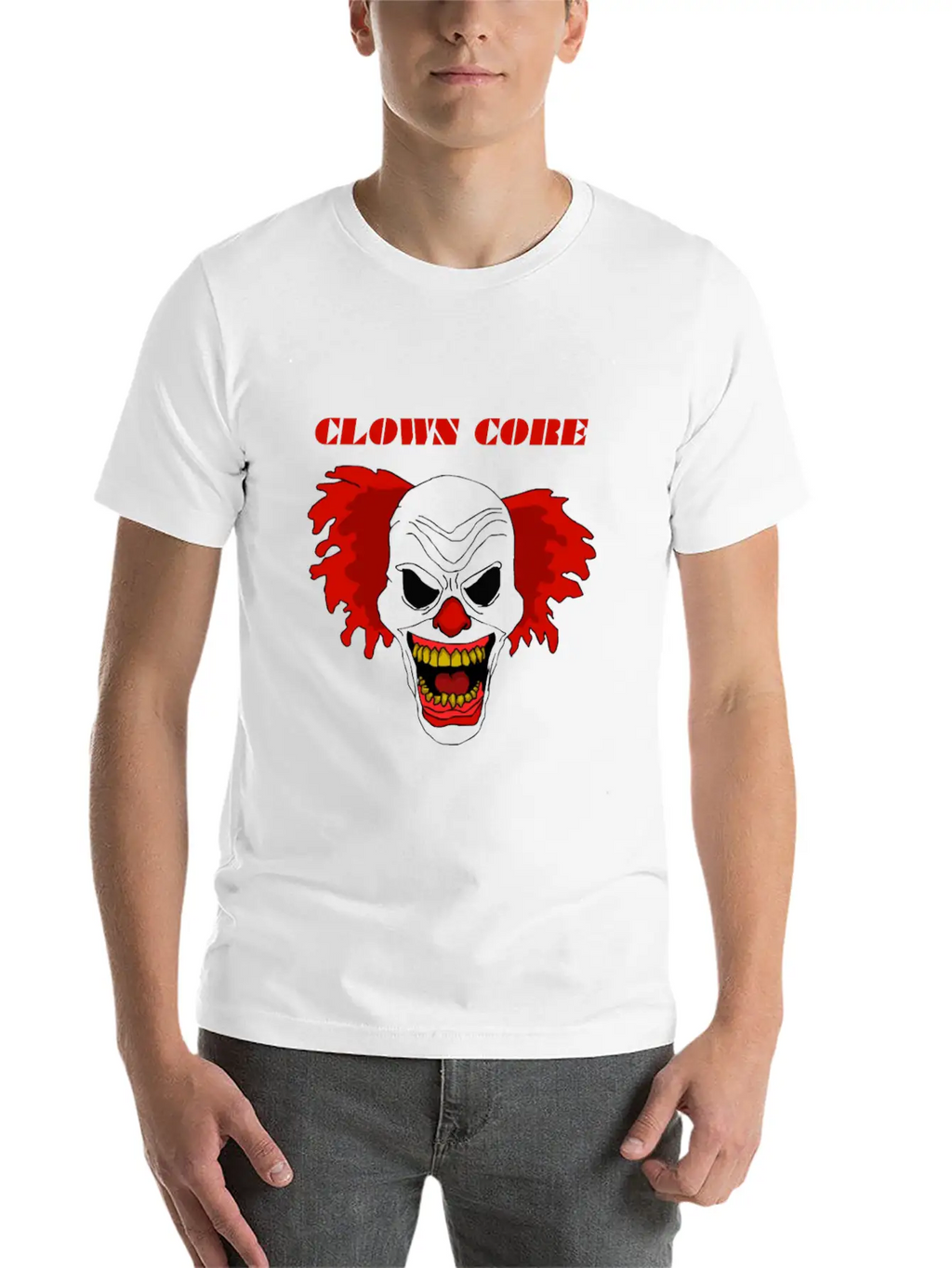 Clown Core Essential Cotton Tee For Daily Outfits – Unisex Style