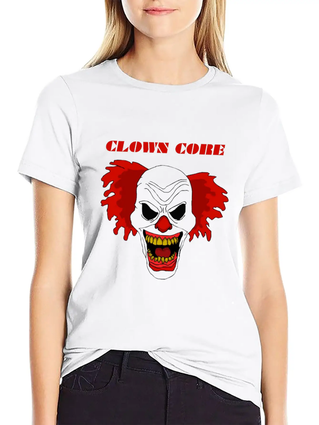 Clown Core Essential Cotton Tee For Daily Outfits – Unisex Style