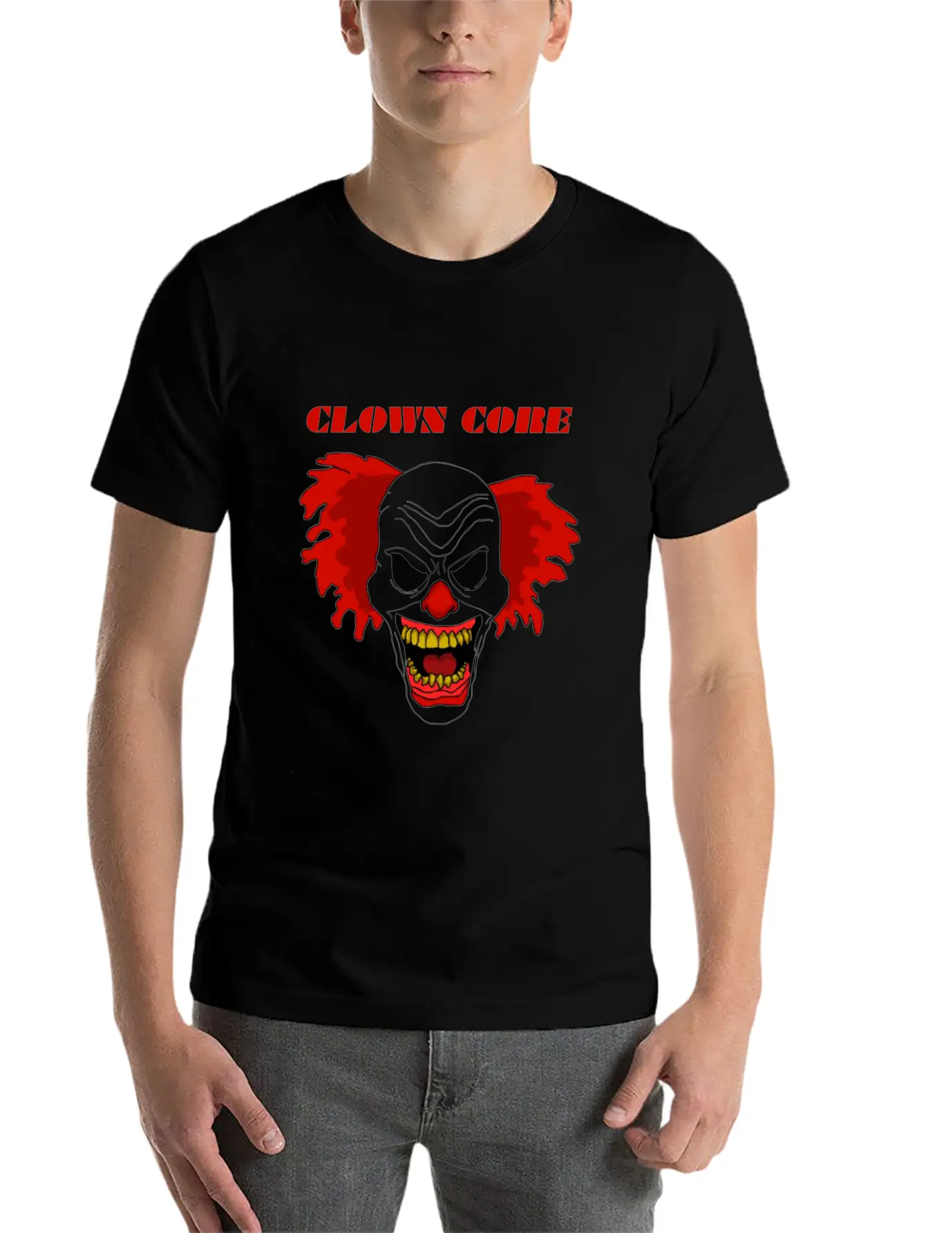 Clown Core Essential Cotton Tee For Daily Outfits – Unisex Style