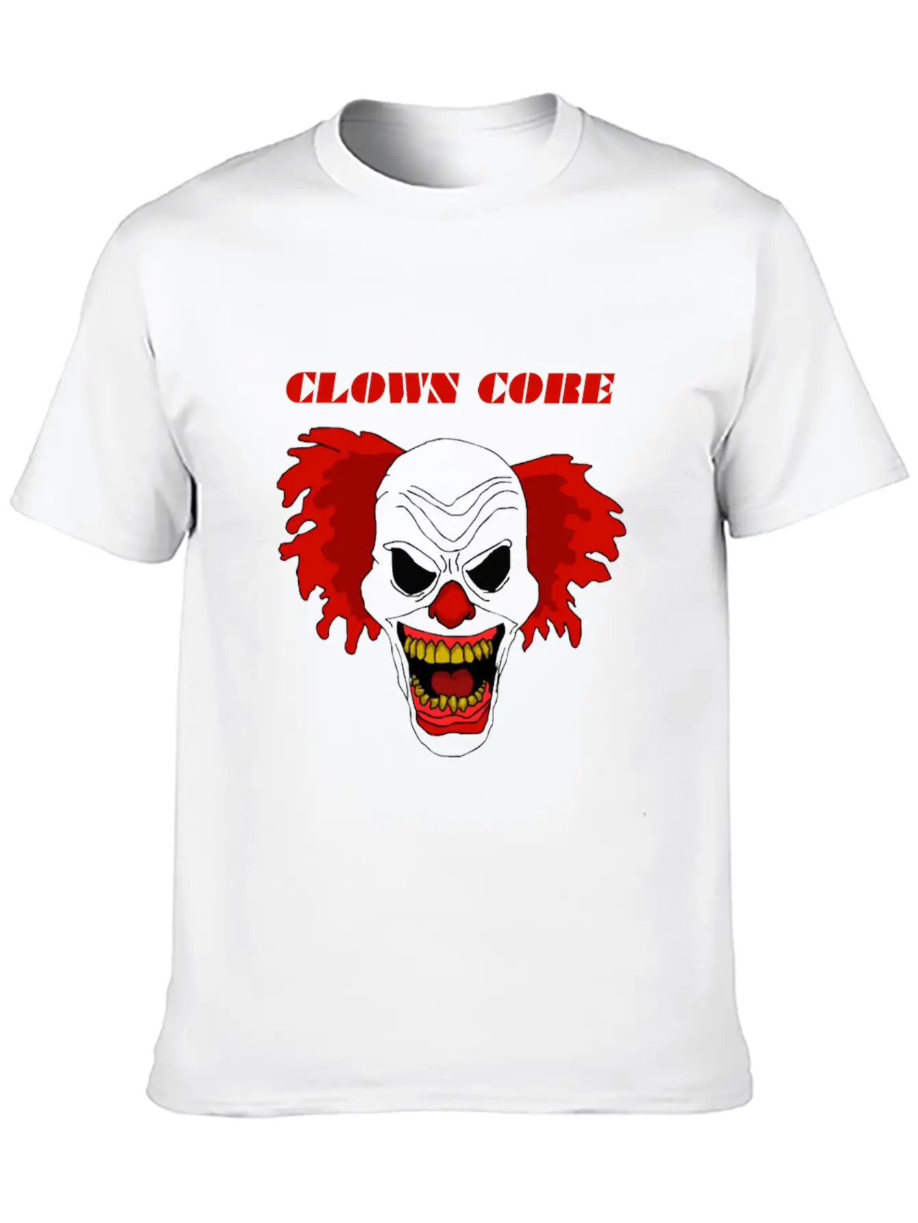 Clown Core Essential Cotton Tee For Daily Outfits – Unisex Style