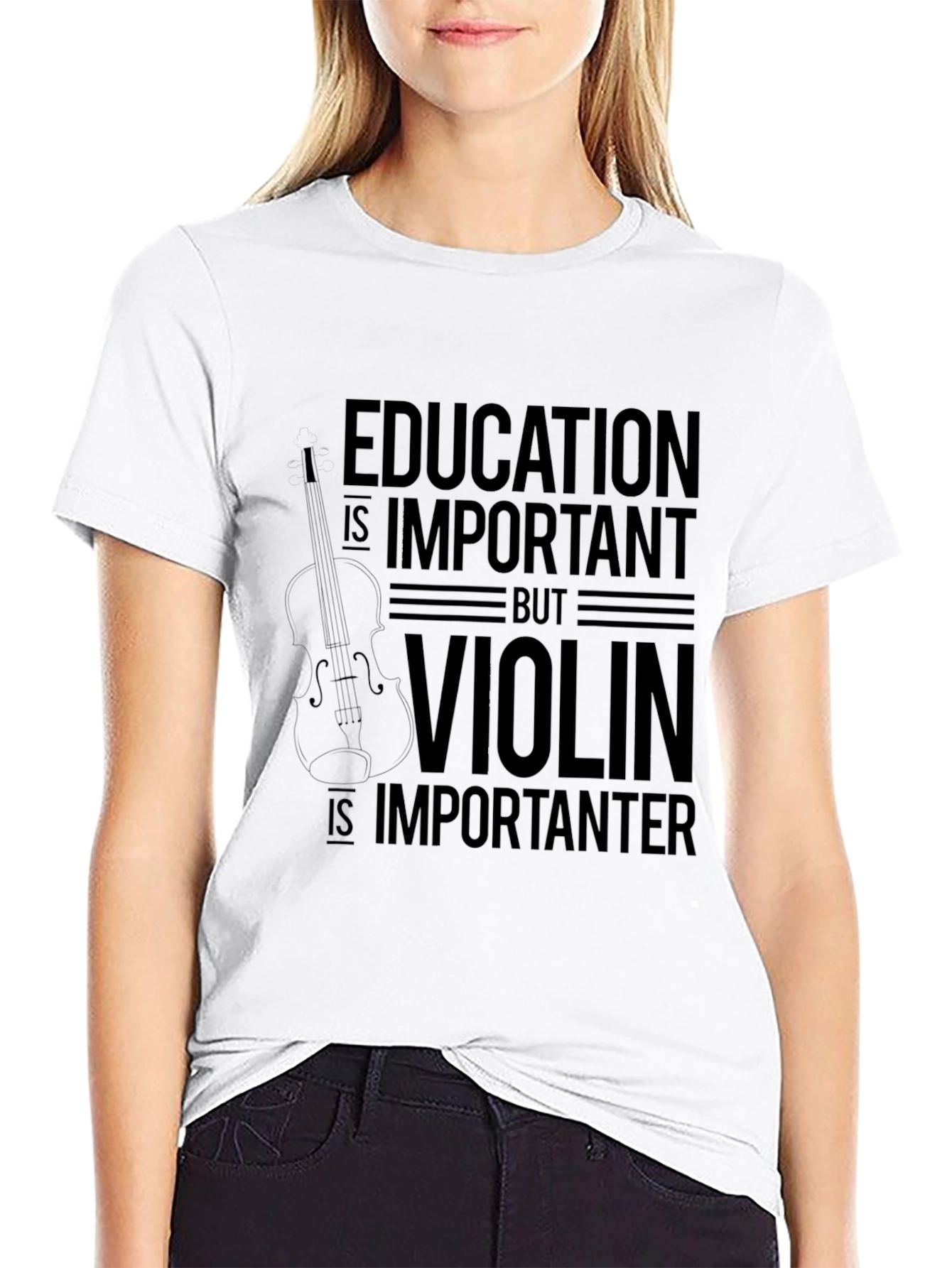 Education Important Violin T-Shirt