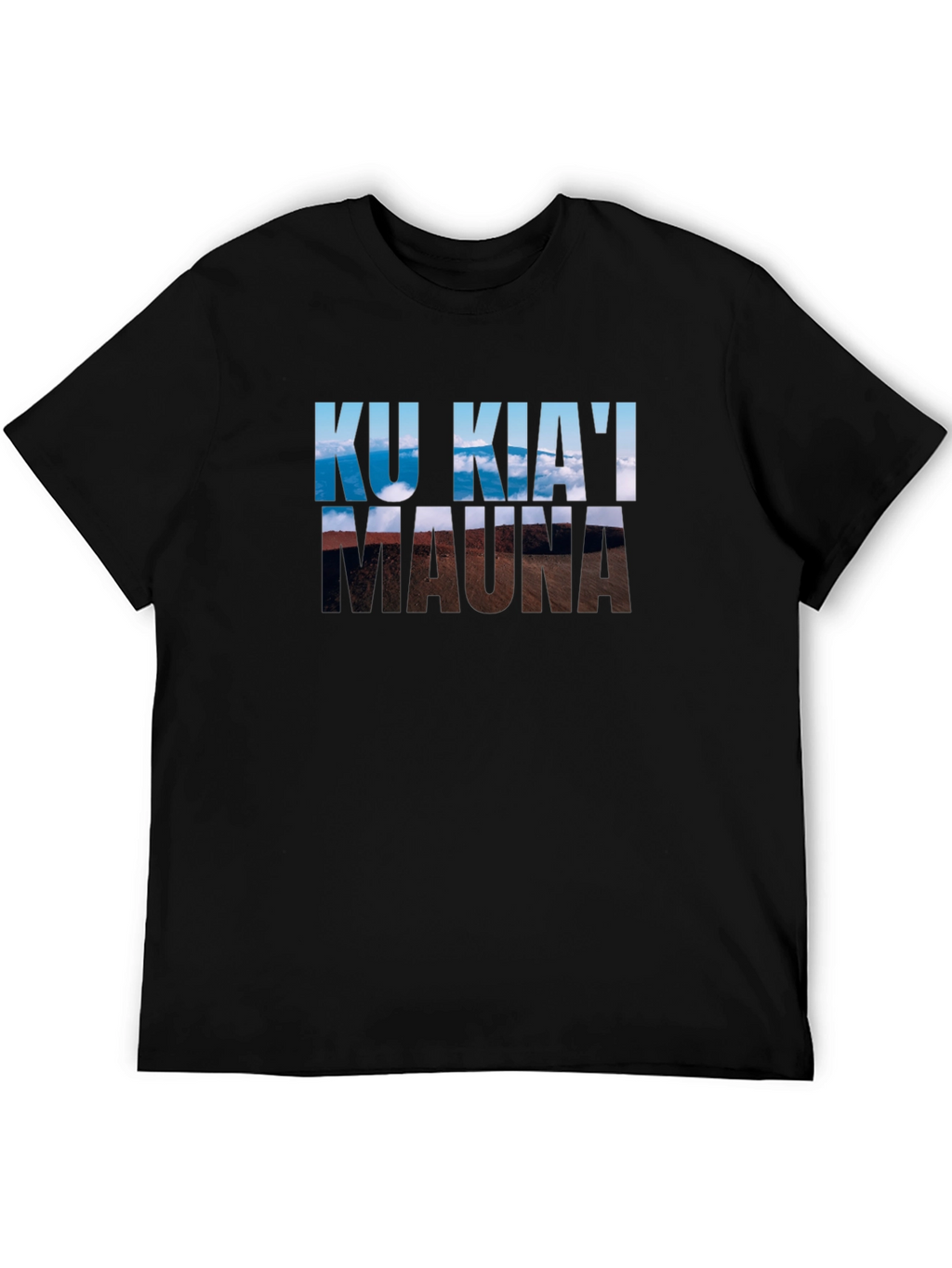 Ku Kiai Mauna T-Shirt - Black Graphic Tee
