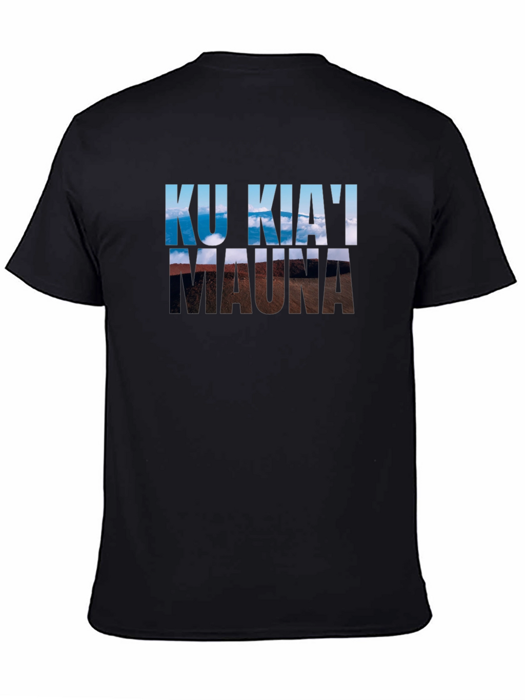 Ku Kiai Mauna T-Shirt - Black Graphic Tee