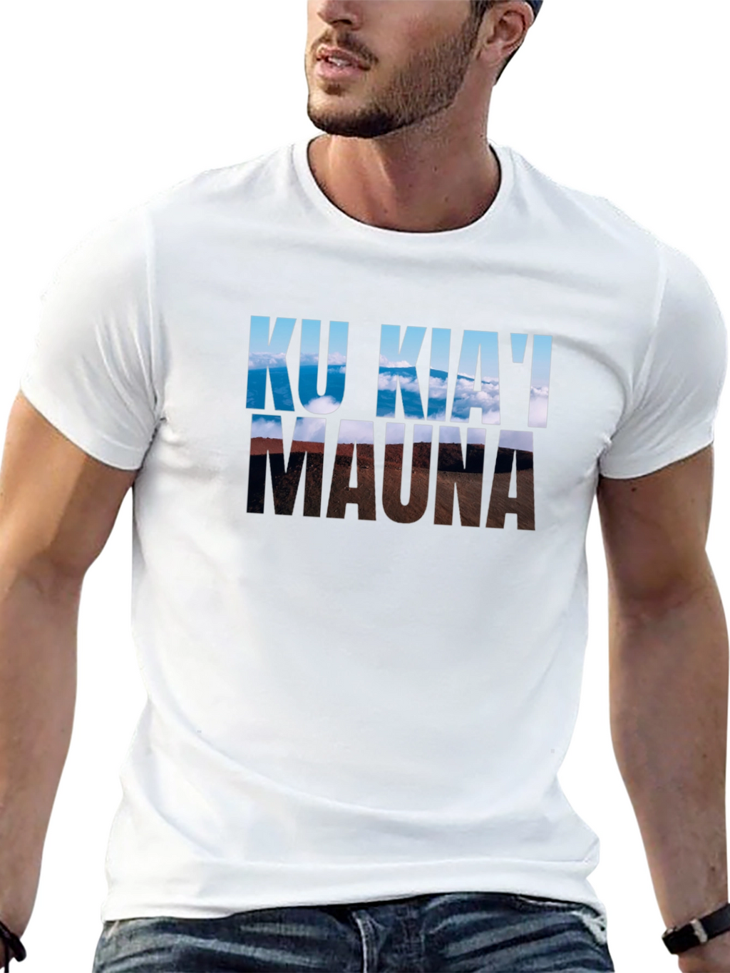 Ku Kiai Mauna T-Shirt - Black Graphic Tee