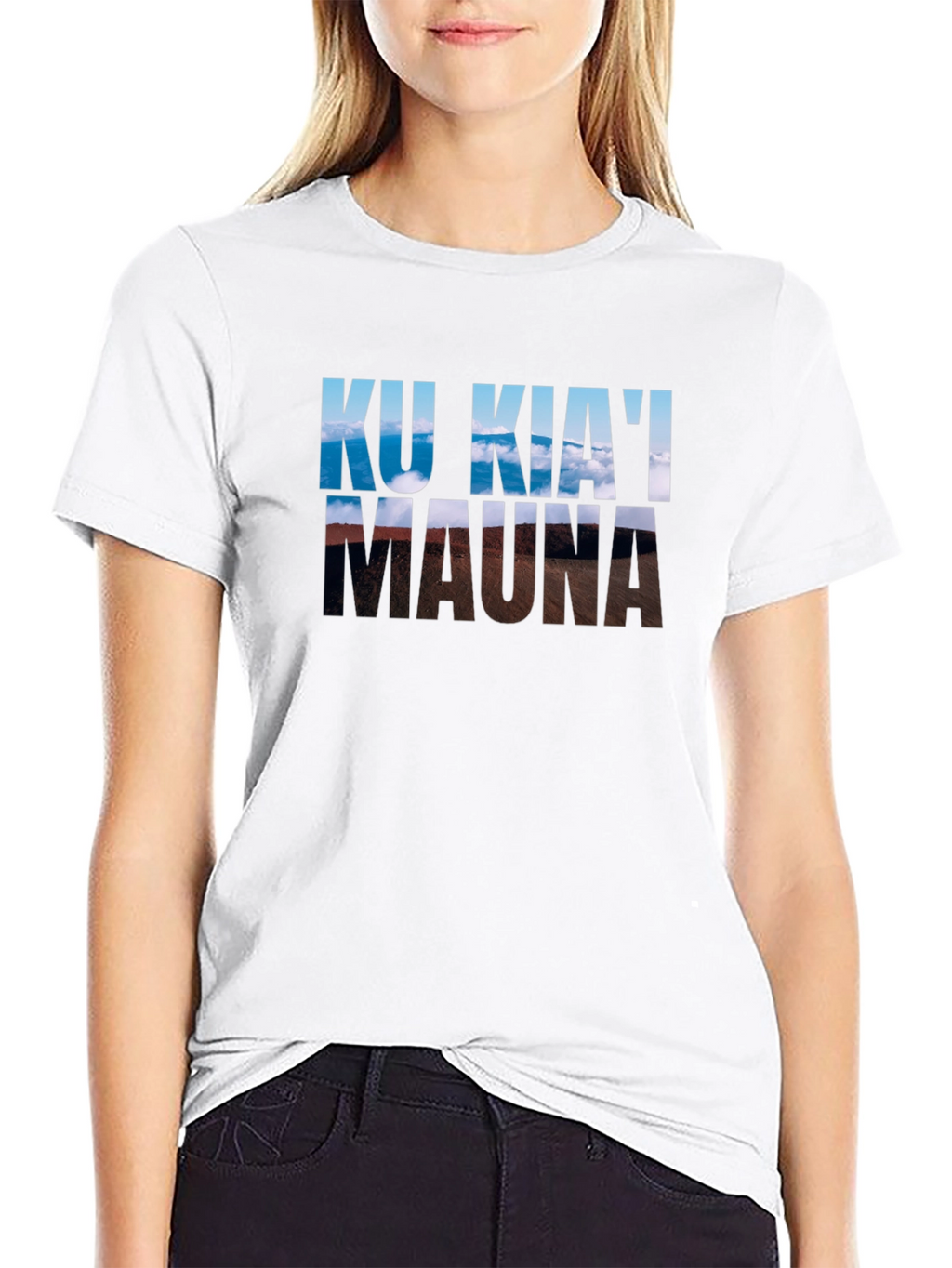 Ku Kiai Mauna T-Shirt - Black Graphic Tee