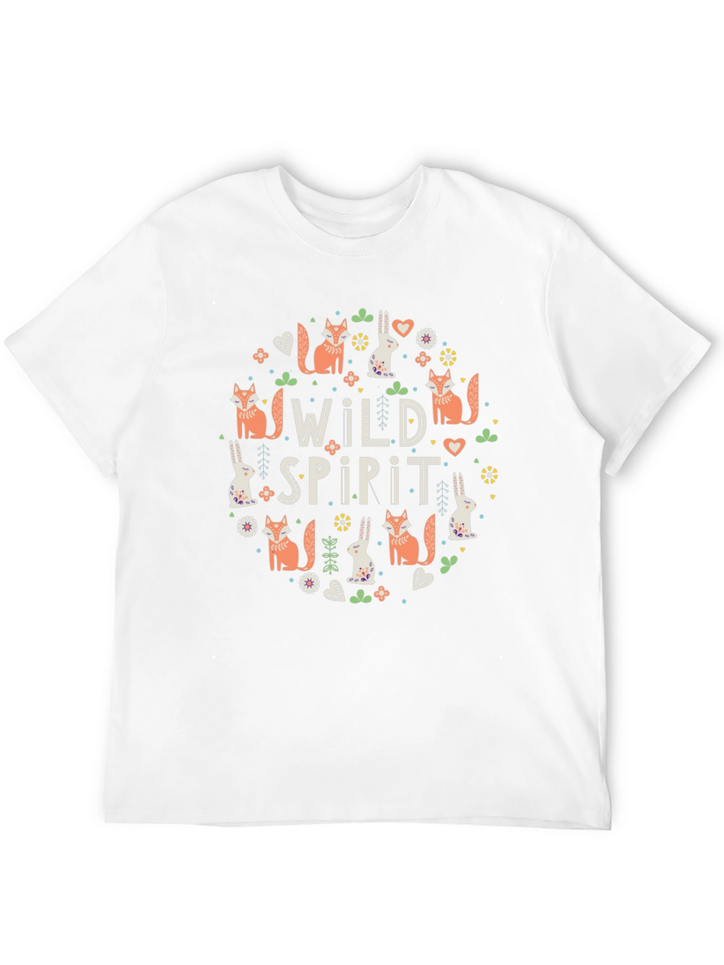 Wild Spirit Graphic Tee - Nature Lover Shirt