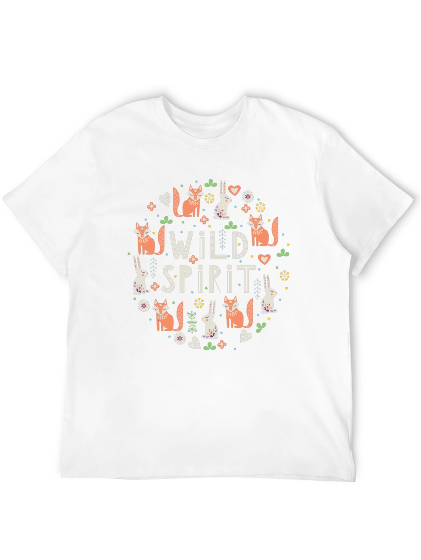 Wild Spirit Graphic Tee - Nature Lover Shirt
