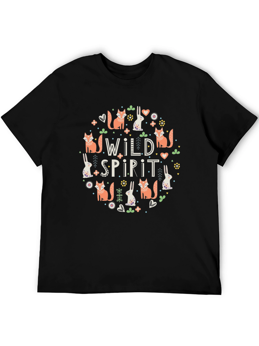 Wild Spirit Graphic Tee - Nature Lover Shirt