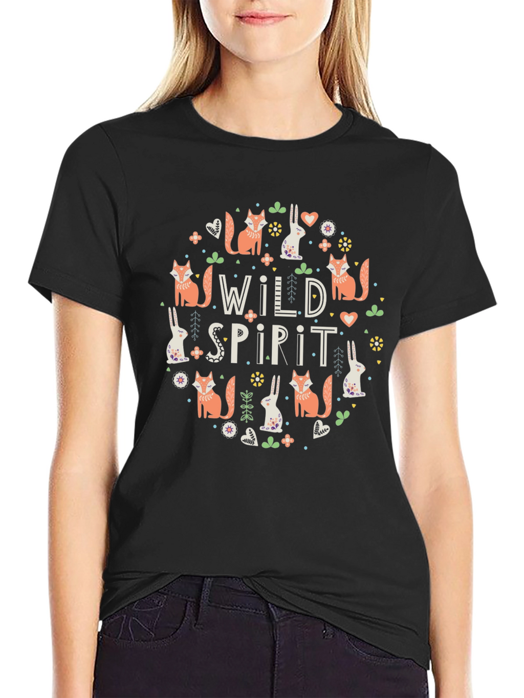 Wild Spirit Graphic Tee - Nature Lover Shirt