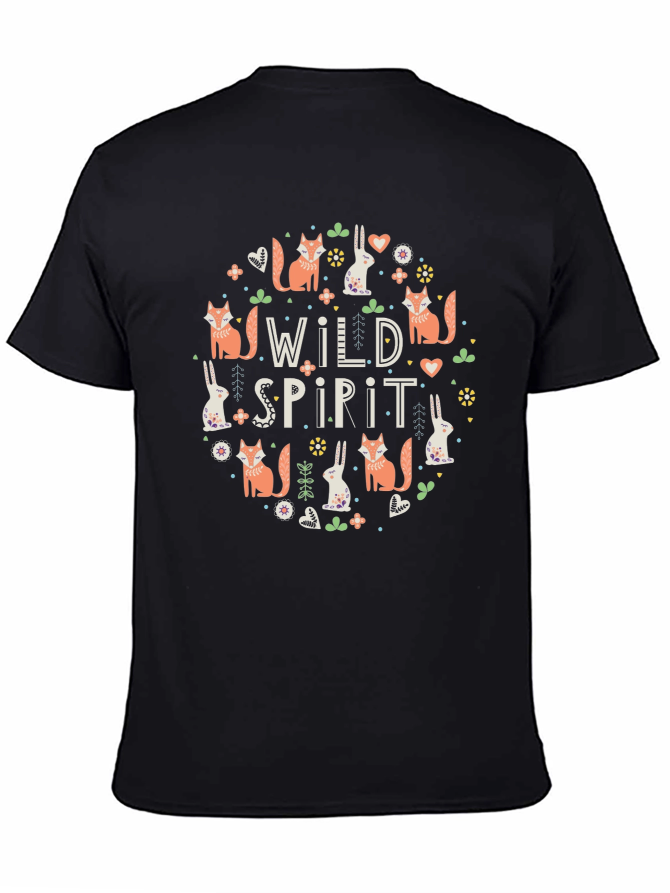 Wild Spirit Graphic Tee - Nature Lover Shirt