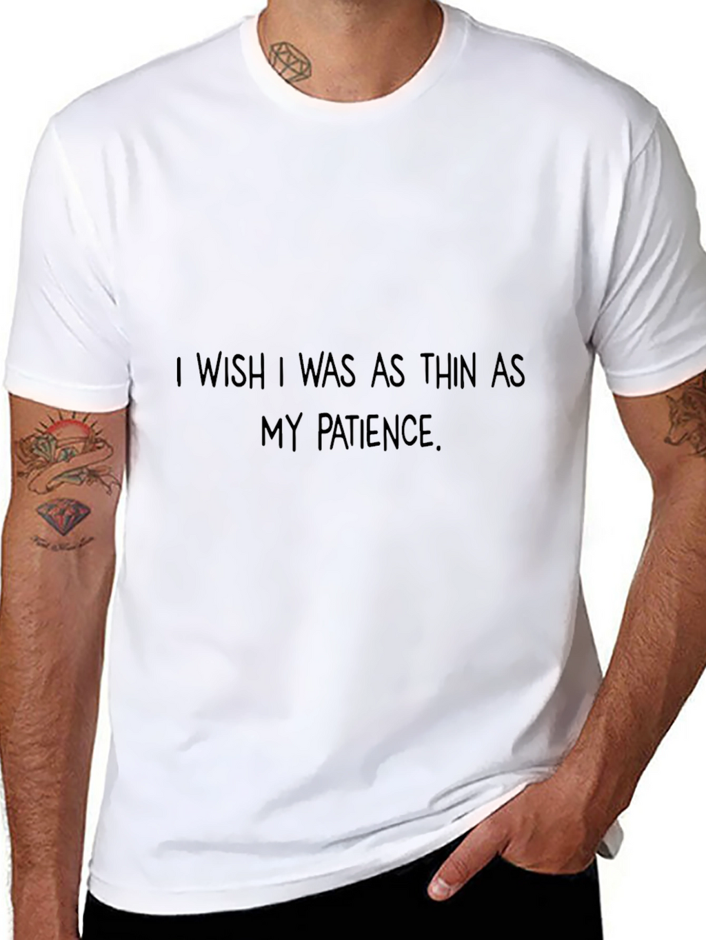 Funny Patience Graphic T-Shirt