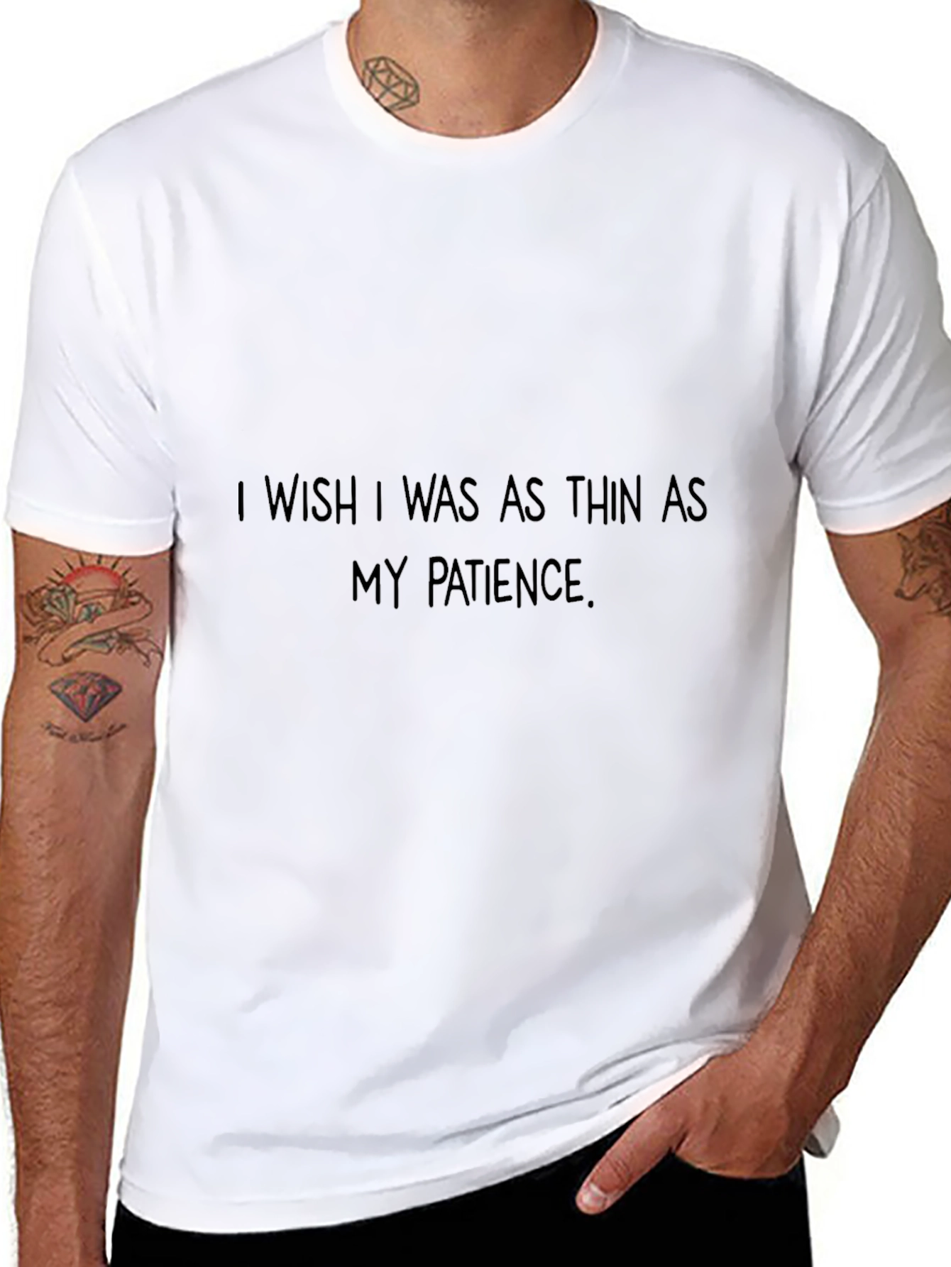 Funny Patience Graphic T-Shirt