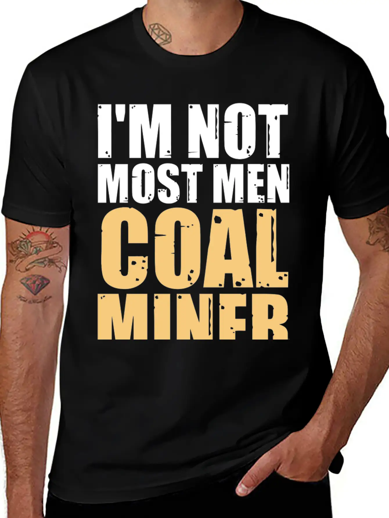 Coal Miner Most Men Funny Mining Mine Worker Gifts Casual Graphic T-Shirt – Simple And Comfortable Daily Wear