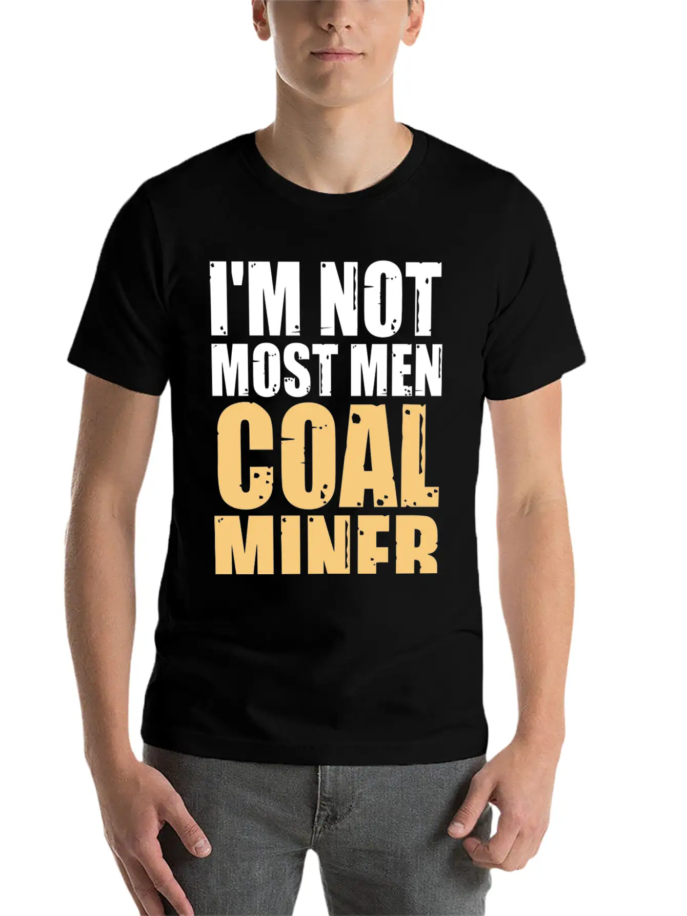 Coal Miner Most Men Funny Mining Mine Worker Gifts Casual Graphic T-Shirt – Simple And Comfortable Daily Wear