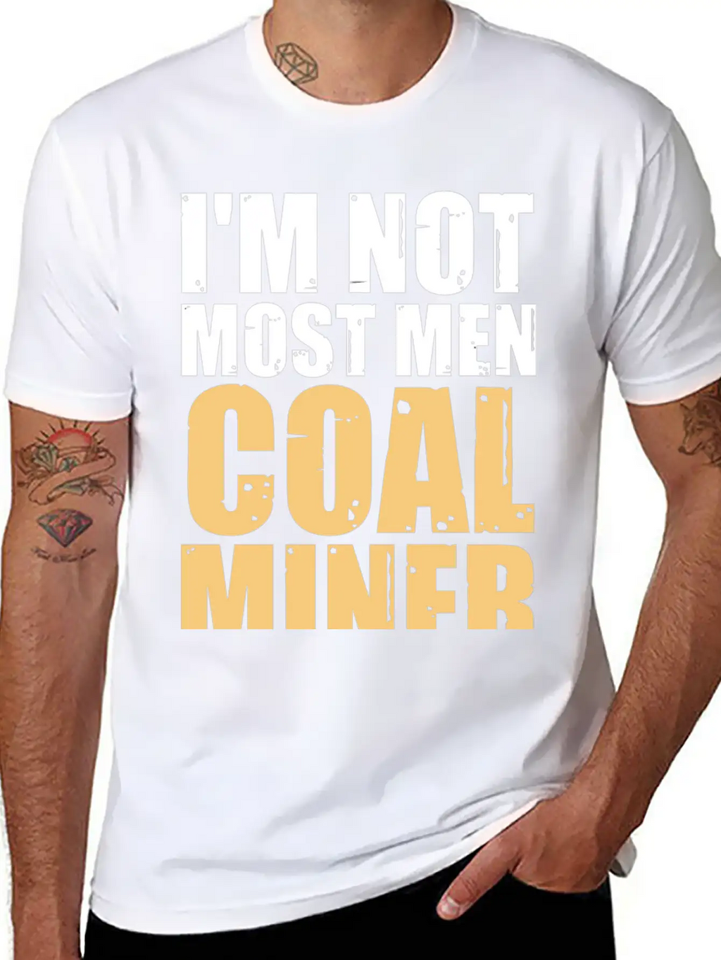 Coal Miner Most Men Funny Mining Mine Worker Gifts Casual Graphic T-Shirt – Simple And Comfortable Daily Wear