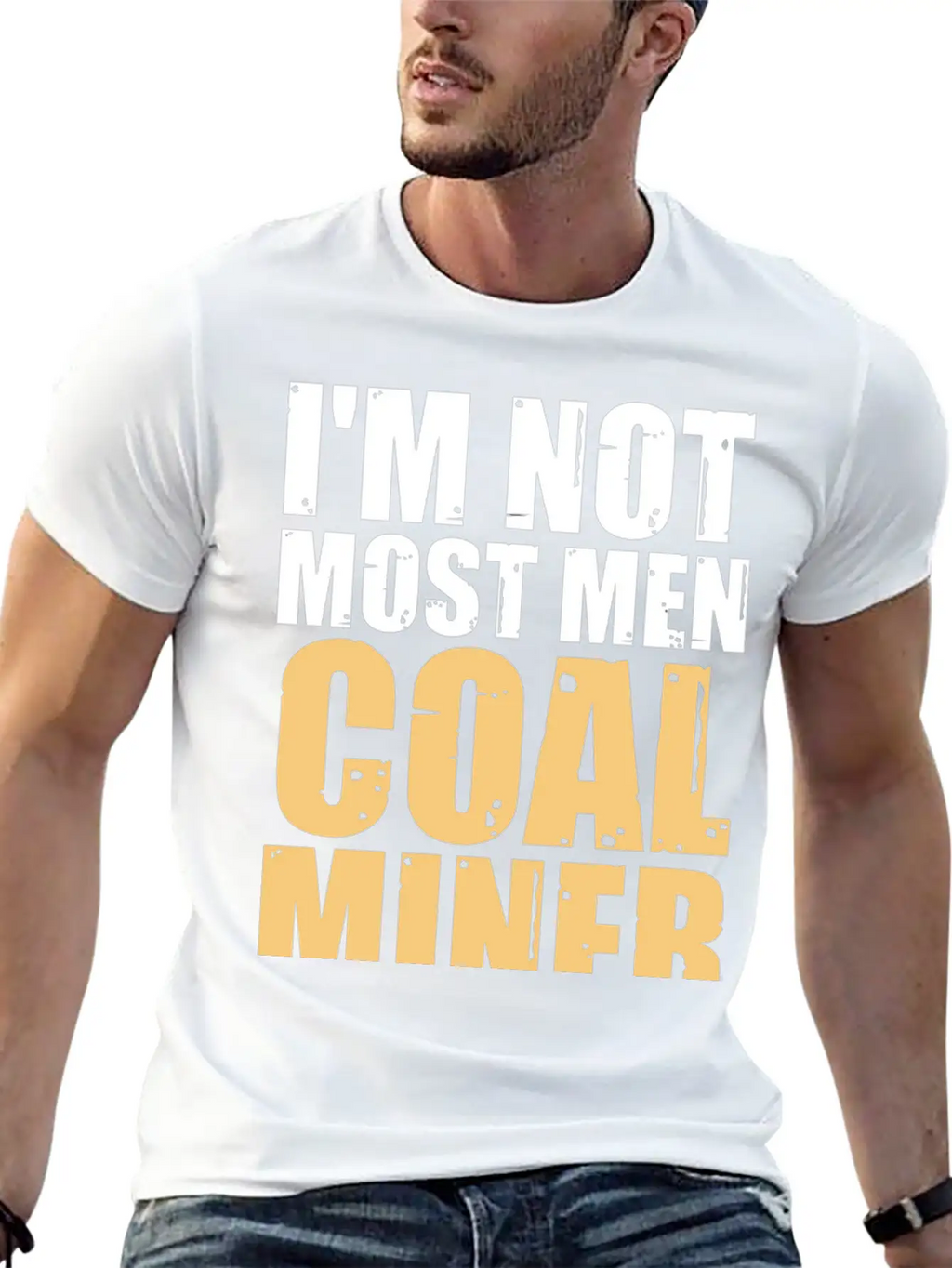 Coal Miner Most Men Funny Mining Mine Worker Gifts Casual Graphic T-Shirt – Simple And Comfortable Daily Wear