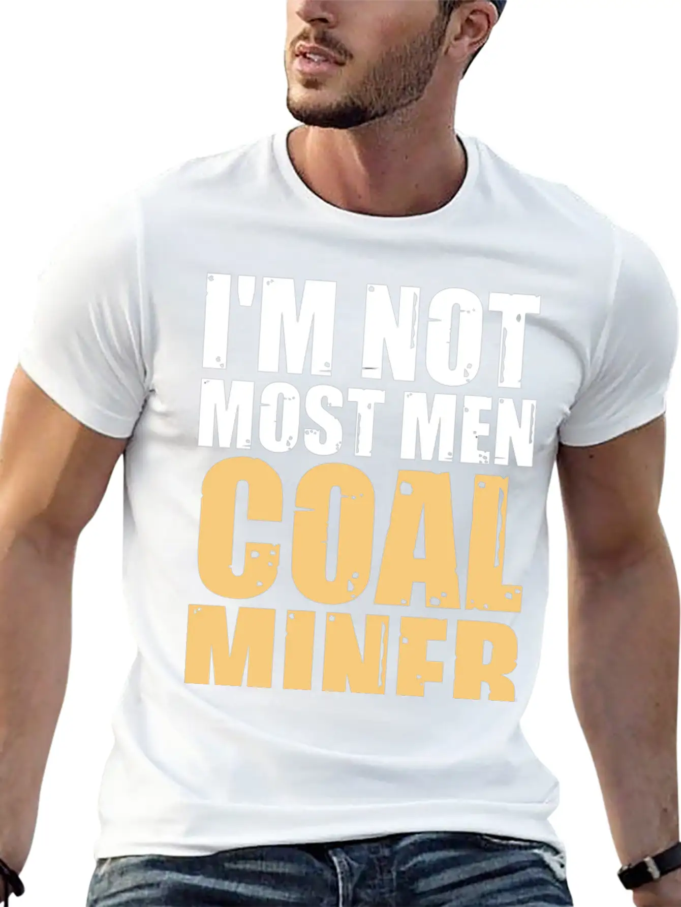 Coal Miner Most Men Funny Mining Mine Worker Gifts Casual Graphic T-Shirt – Simple And Comfortable Daily Wear
