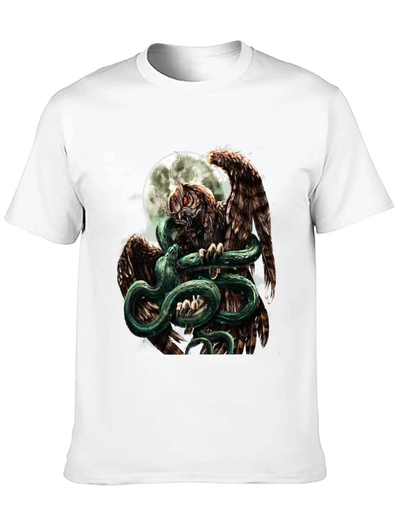 Cobra Vs Owl Casual Graphic T-Shirt – Simple And Comfortable Daily Wear