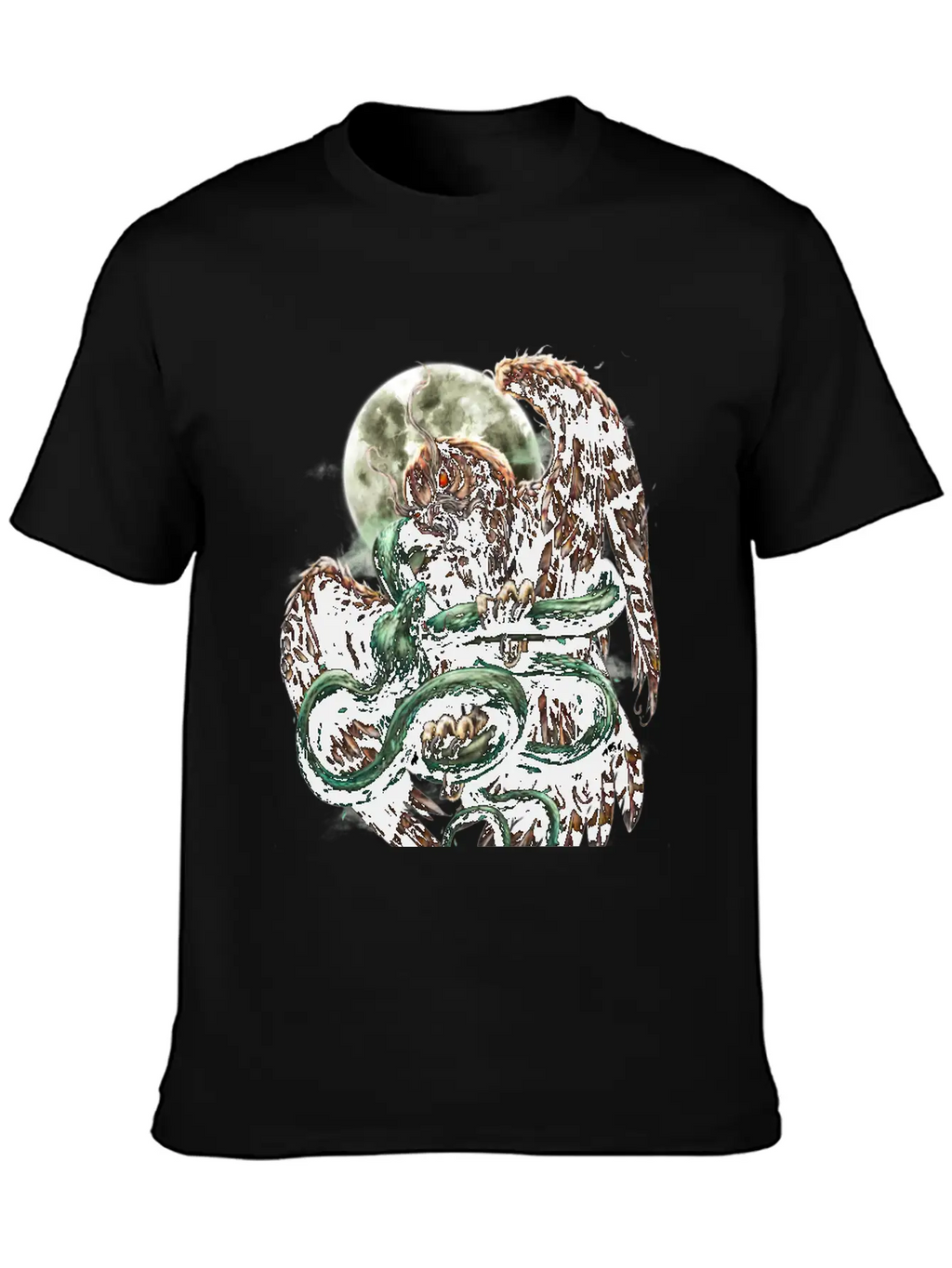 Cobra Vs Owl Casual Graphic T-Shirt – Simple And Comfortable Daily Wear