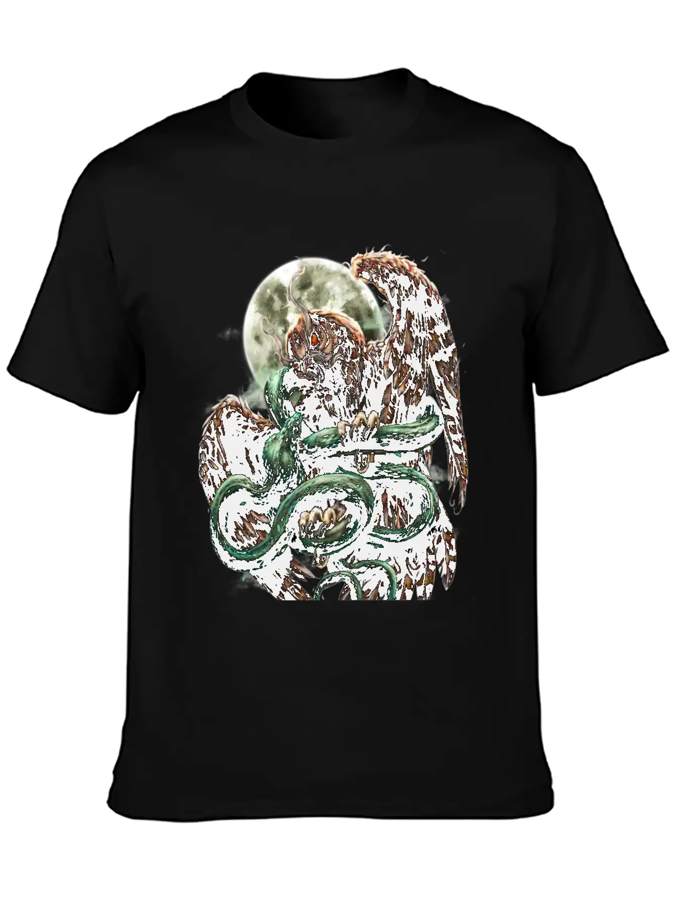 Cobra Vs Owl Casual Graphic T-Shirt – Simple And Comfortable Daily Wear