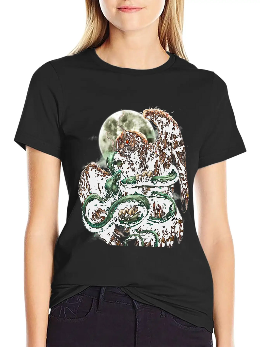 Cobra Vs Owl Casual Graphic T-Shirt – Simple And Comfortable Daily Wear