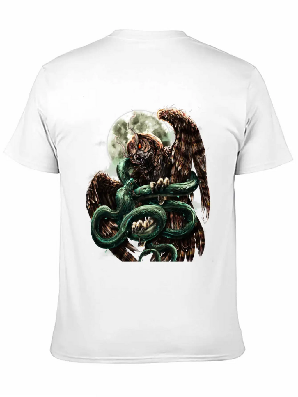 Cobra Vs Owl Casual Graphic T-Shirt – Simple And Comfortable Daily Wear
