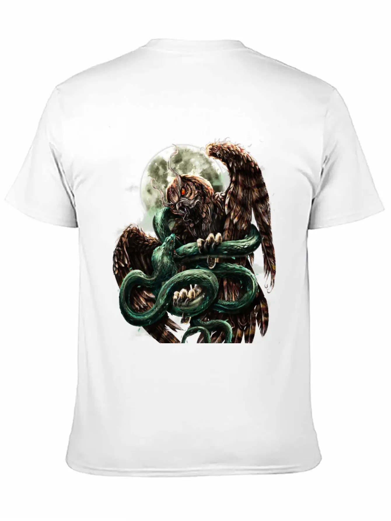 Cobra Vs Owl Casual Graphic T-Shirt – Simple And Comfortable Daily Wear