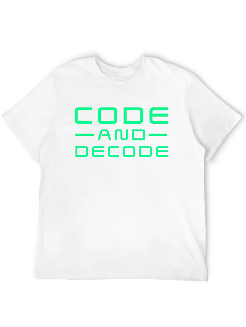 Code And Decode Bitcoin Crypto Currency Unisex Casual T-Shirt – Clean Design For Daily Comfort