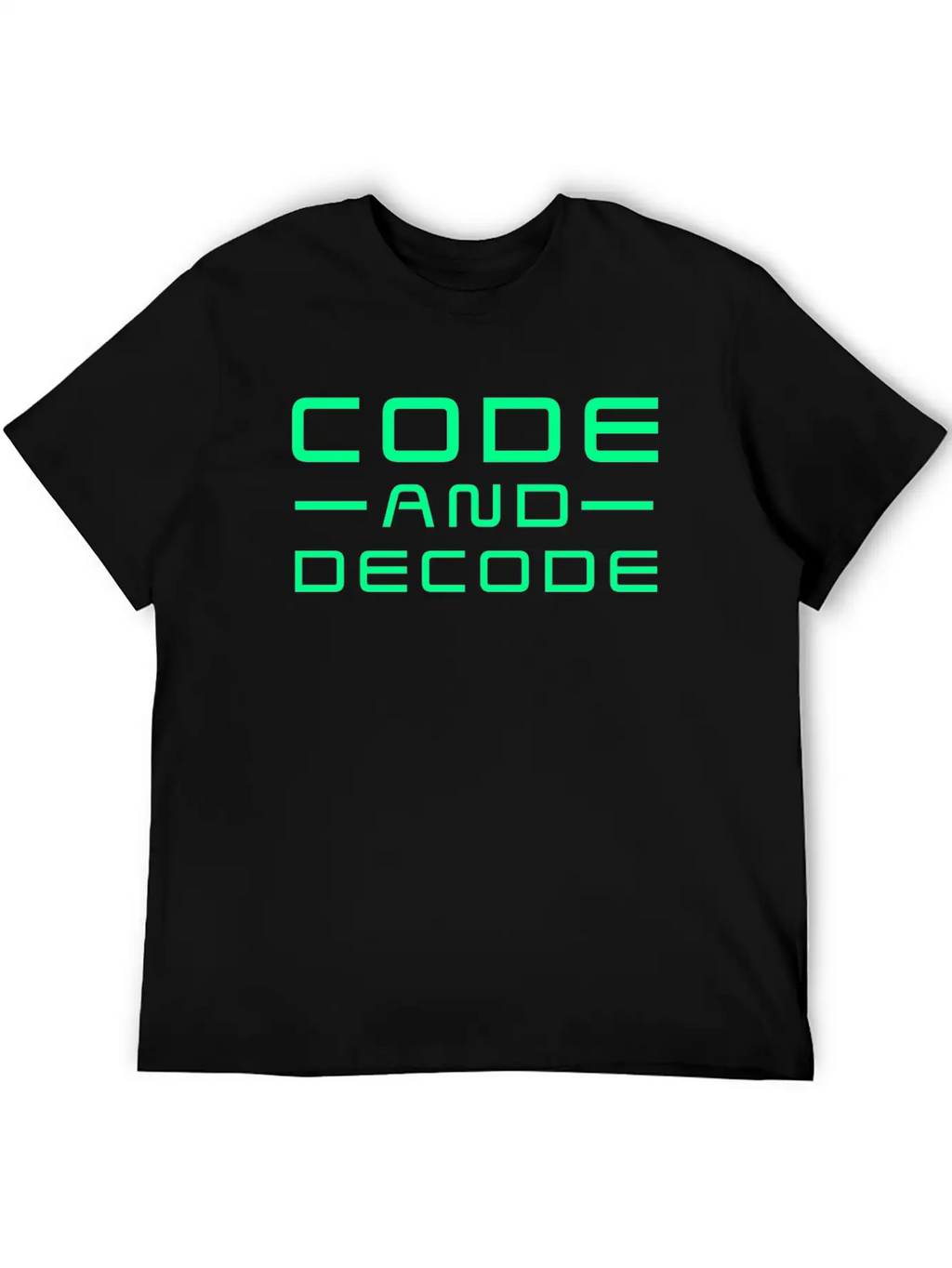 Code And Decode Bitcoin Crypto Currency Unisex Casual T-Shirt – Clean Design For Daily Comfort