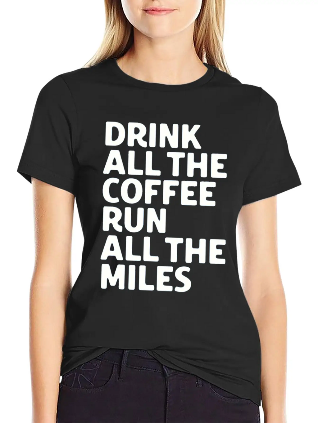 Coffe Run Unisex Casual T-Shirt – Clean Design For Daily Comfort
