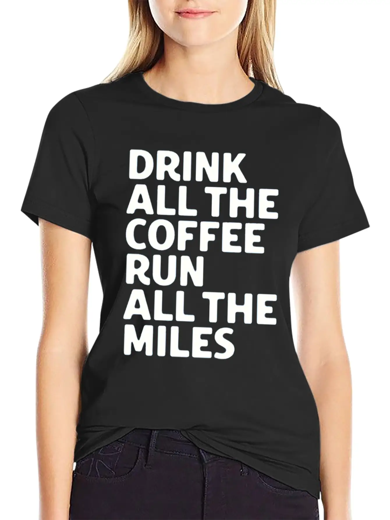 Coffe Run Unisex Casual T-Shirt – Clean Design For Daily Comfort