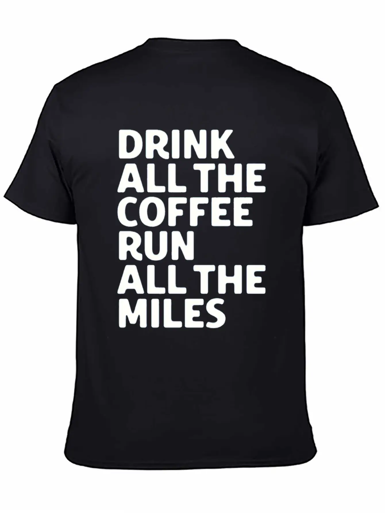 Coffe Run Unisex Casual T-Shirt – Clean Design For Daily Comfort