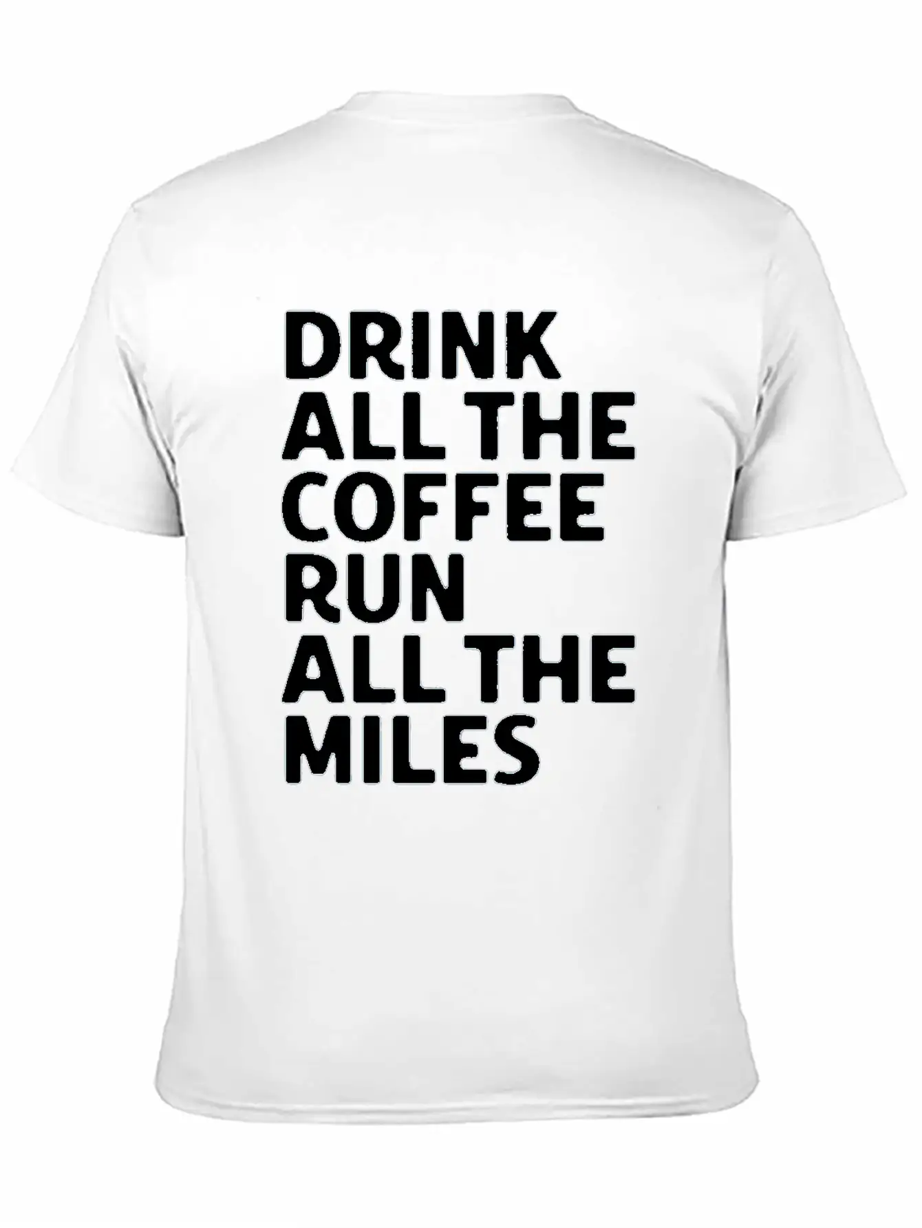 Coffe Run Unisex Casual T-Shirt – Clean Design For Daily Comfort