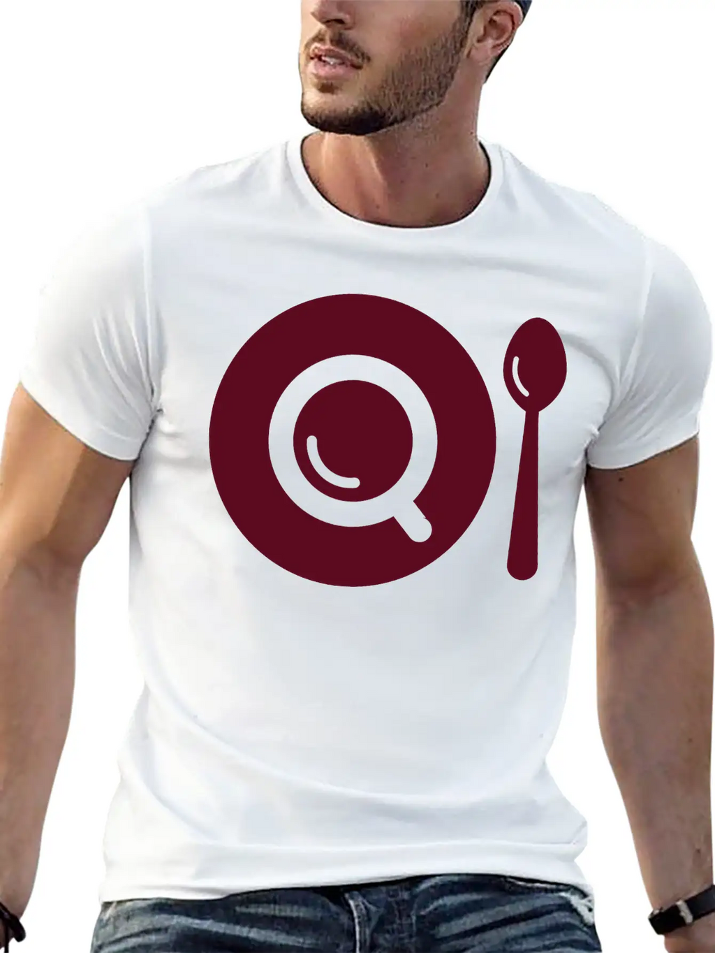 Coffee Cup Top Flat Unisex Short Sleeve Soft Cotton T-Shirt – Casual Everyday Wear