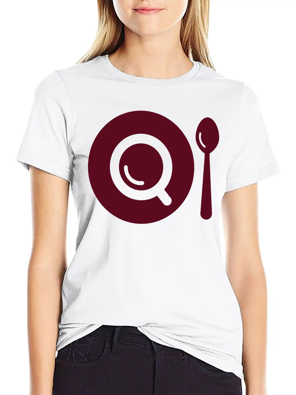 Coffee Cup Top Flat Unisex Short Sleeve Soft Cotton T-Shirt – Casual Everyday Wear