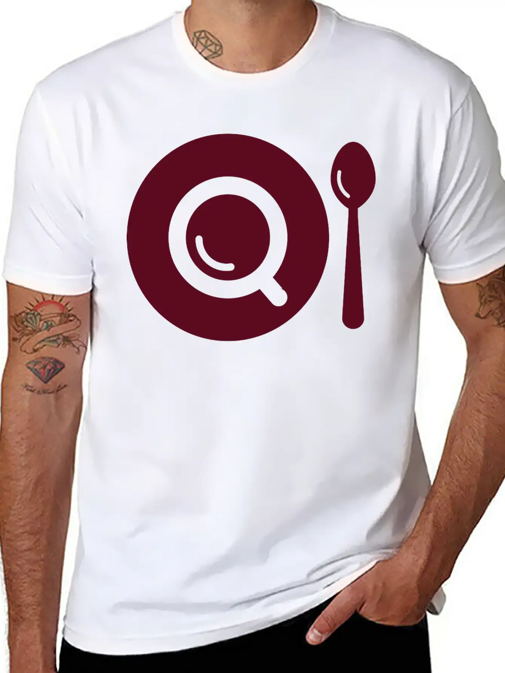 Coffee Cup Top Flat Unisex Short Sleeve Soft Cotton T-Shirt – Casual Everyday Wear