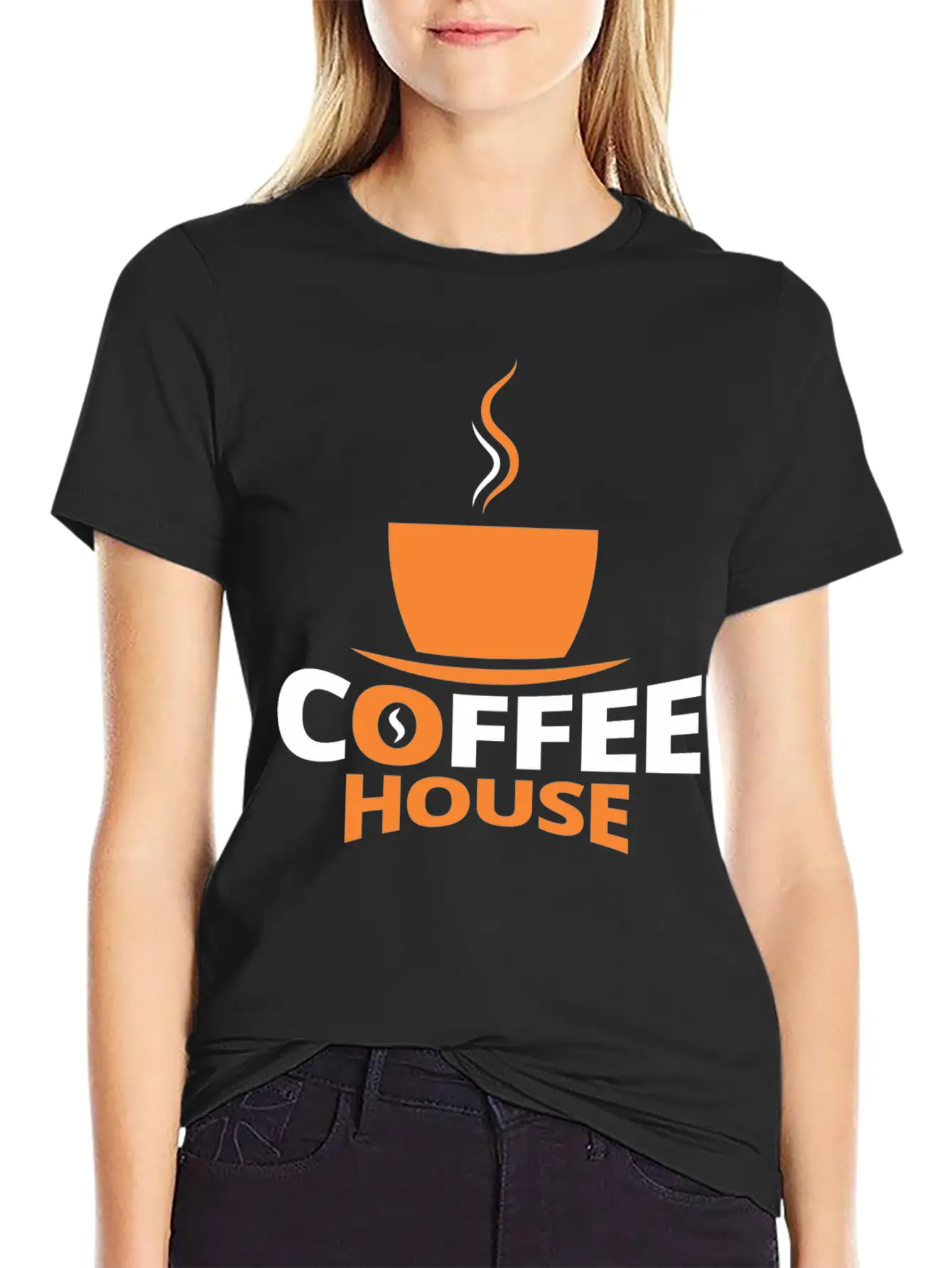 Coffee House Stylish Everyday T-Shirt – Unisex Basic Cotton Tee