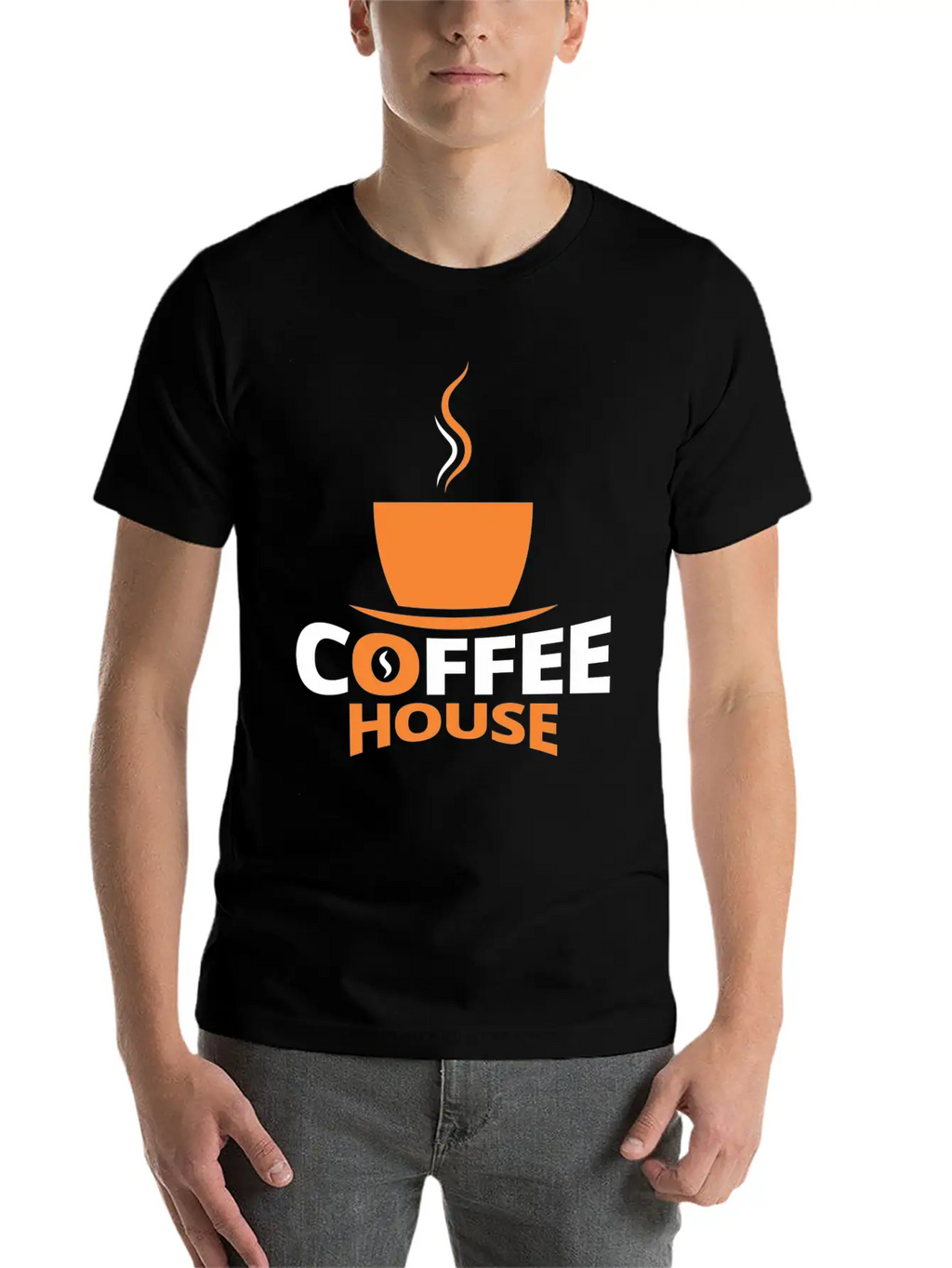 Coffee House Stylish Everyday T-Shirt – Unisex Basic Cotton Tee