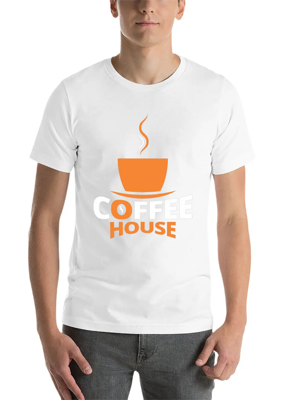 Coffee House Stylish Everyday T-Shirt – Unisex Basic Cotton Tee